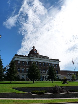 The Taylor County courthouse in Medford is on the National Register of Historic Places.