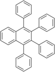 Skeletal formula Tetraphenylnaphthalene.png