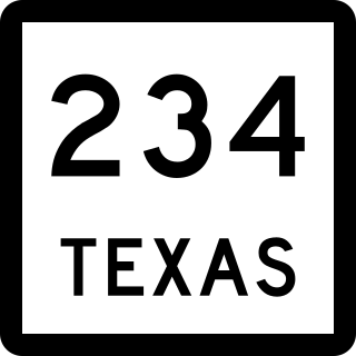 <span class="mw-page-title-main">Texas State Highway 234</span> Highway in Texas