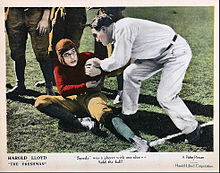 Lloyd as Harold Lamb The Freshman lobby card.jpg