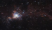 Orion A molecular cloud from VISTA reveals many young stars and other objects. The Orion A molecular cloud from VISTA.jpg