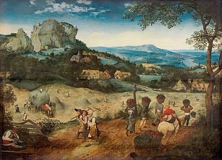 The Hay Harvest (1565), National Museum (Prague), Lobkowicz family collection in Lobkowicz Palace in Prague Castle[58]