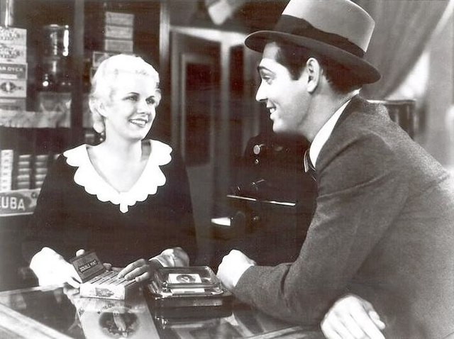 Harlow and Clark Gable in The Secret Six (1931)