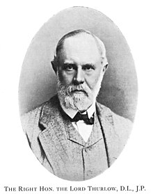 Thomas John Hovell-Thurlow-Cumming-Bruce, 5th Baron THURLOW (1838-1916) снимка през 1906 г. Suffolk Leaders.jpg