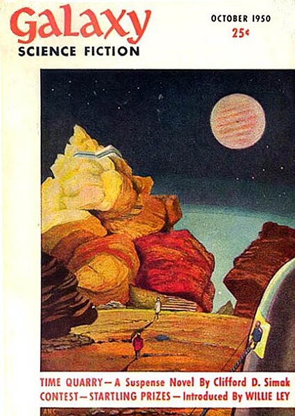 David Stone's cover for the first issue of Galaxy