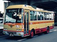 1992年に導入された小型バス 日野・レインボーRB