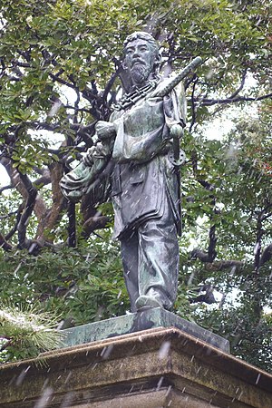 Umashimadenomikoto oleh Akira Sano - Hama-rikyū Garden - Tokyo, Jepang DSC09641.JPG