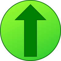 File:Up arrow green.svg