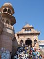 Temple in Barsana, near Mathura, dedicated to the worship of Radha and Krishna.