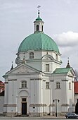 St. Kazimierz Church in Warsaw, built 1688-1692