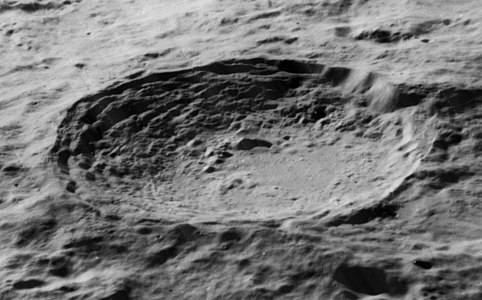 Imatge obliqua de la missió Lunar Orbiter 5