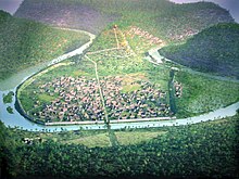 Reconstruction of the Gallic (pre-Roman) oppidum of Vesontio