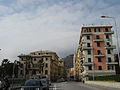 Via Camozzini vista dal ponte sul torrente Leira (o Leiro) - Camozzini street, seen from the bridge on the torrent Leira (or Leiro)