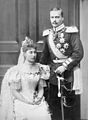 Le grand-duc et son épouse le jour de leur mariage (1894).