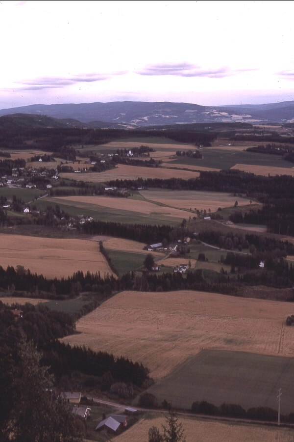 Ringsaker from Høsbjør mountain