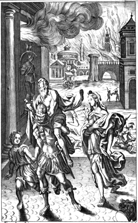 Plate 42: Illustration of Aeneis 2, line 985