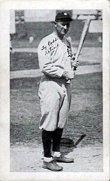 Hall of Famer Ty Cobb was one of the players depicted in the series W575-2Cobb.jpg