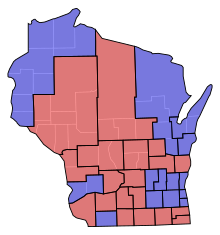 Senate partisan representation
Democratic: 14 seats
Republican: 19 seats WI Senate Partisan Map 1870.svg