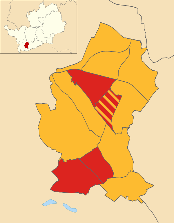 2016 local election results in Watford