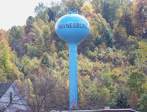 Waynesburg water tower