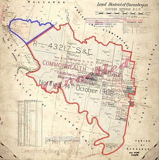 <span class="mw-page-title-main">Parish of Weetangera</span> Cadastral in New South Wales, Australia