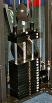 The weight stack from a cable machine. WeightStack.JPG