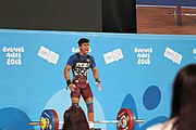 Deutsch: Gewichtheben bei den Olympischen Jugendspielen 2018; Tag 2, 10. Oktober 2018; Jungen 62 kg English: Weightlifting at the 2018 Summer Youth Olympics at 8 October 2018 – Boys' 62 kg