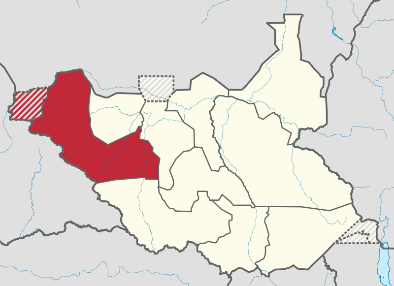 File:Western Bahr el Ghazal in South Sudan (+claims hatched) (+Kafia Kingi).svg