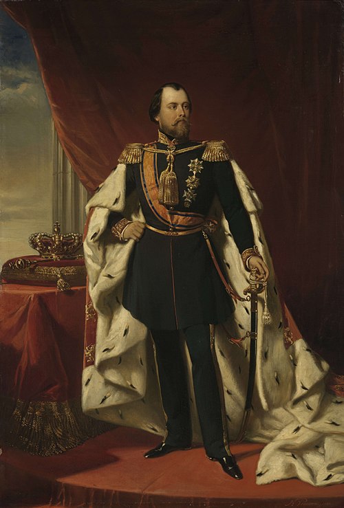Image: Willem III (1817 90), koning der Nederlanden, Nicolaas Pieneman, 1856   Rijksmuseum