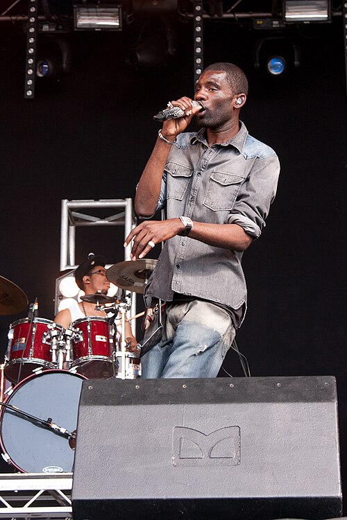 Performing at Jersey Live in 2011.