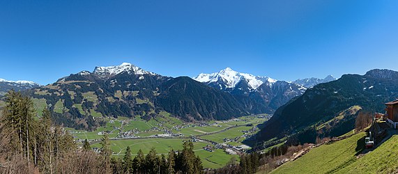 The Zillertal in Tyrol, Austria