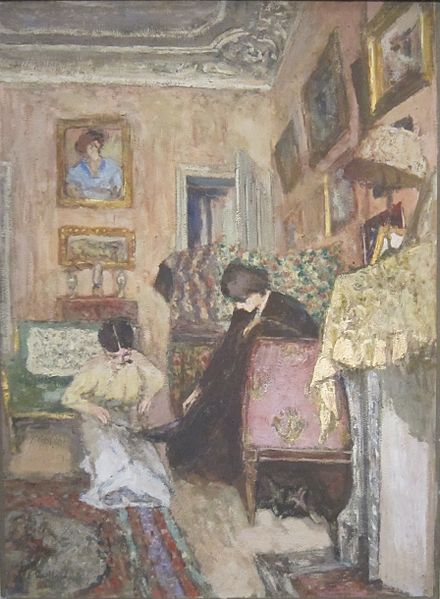 File:'Lacing the Ankle Boots' by Édouard Vuillard, Cincinnati Art Museum.JPG