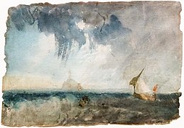 Shipping off the Mewstone- William Turner - William Turner - Tate Britain.