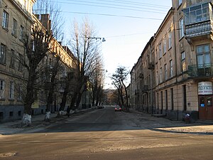Вулиця Донецьк (вигляд з вулиці Жовківської)