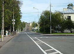 Вид на начало Александровской улицы от площади Стравинского