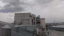 Навершие Жилого дома у покровских ворот (вид с крыши)