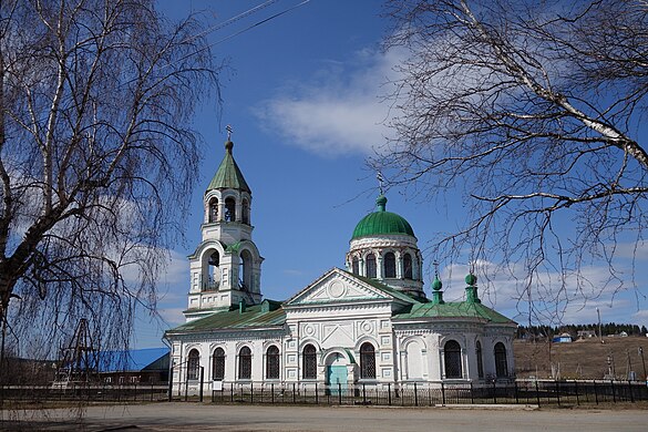 618. Церковь Св. Троицы, Ашап, Ординский район Автор — SunTW