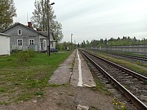 Перрон. Вид в сторону ст. Пруды