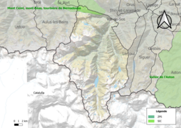 Site Natura 2000 sur le territoire communal.