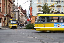 Straßenbahnen in der Altstadt