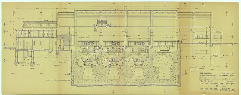 File:1931 Palestine Electric Corporation First Jordan Power House longditudinal section.jpg