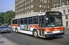 PA Transit #3564, part of the 1982 order from PennDOT 19830624 10 PAT 3564 Pittsburgh, PA (3535970855).jpg