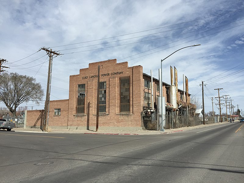 File:2015-03-16 12 12 13 The old Elko Lamoille Power Company at the intersection of Silver Street and 7th Street in Elko, Nevada.JPG