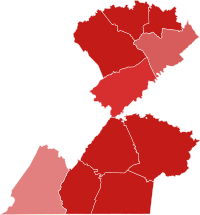 2022 Tennessee's 3rd congressional district election results by county.svg
