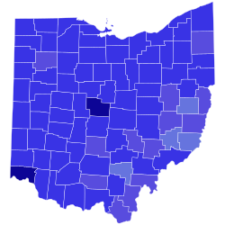 2024 Ohio Democratic presidential primary results map.svg