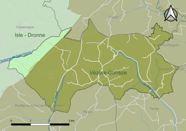 Carte en couleur présentant le(s) SAGE couvrant le territoire communal