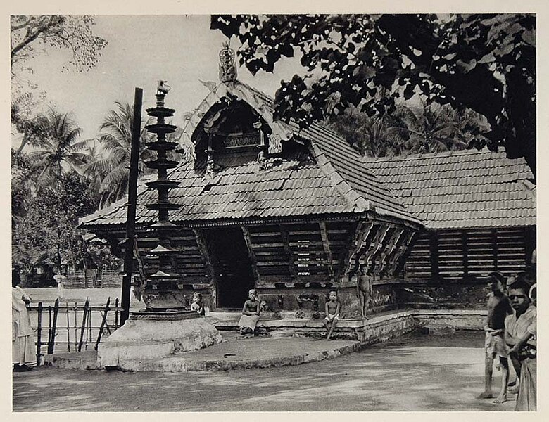 File:A Hindu temple in Cochin," a photogravure by Martin Hurlimann, 1928.jpg