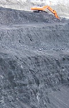 Kai Point open cast coal mine A mountain of coal.jpg