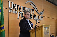 Abbotsford mayor Bruce Banman at UFV Clearbrook centre opening (6842093137).jpg