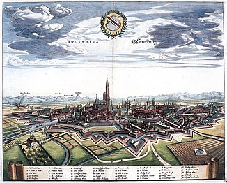 The cathedral in 1644